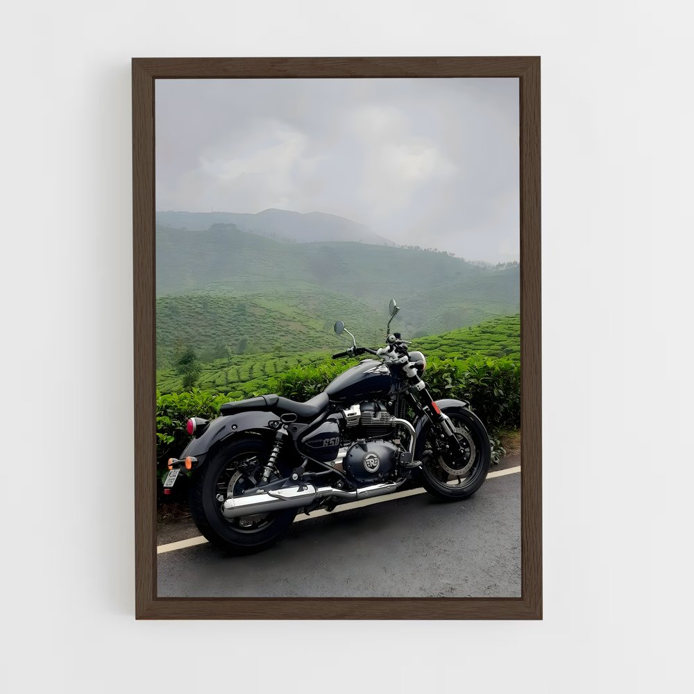 Poster Route du Voyage – affiche Royal Enfield (vue 5)